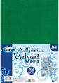 Popierius rankdarbiams VELVET, lipnus, A4, 10 spalvų