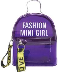 Laisvalaikio kuprinė TRANSPARENT, 22x19x11 cm