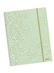 Aplankas kartoninis SPOTLIGHTS su guma, A3, Mint