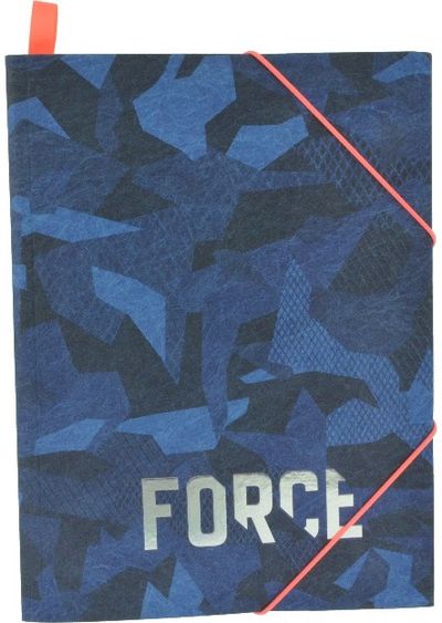 Aplankas kartoninis XTREME STRONG su gumele, A4, Blue