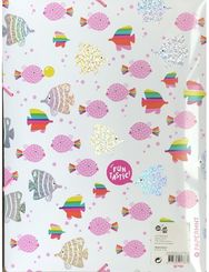 Aplankas plastikinis NEO FUNTASTIC su gumele, A4, Fish