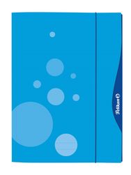 Aplankas kartoninis PELIKAN QUICK OPEN su guma, A4, Blue