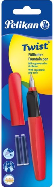 Plunksnakotis PELIKAN TWIST, M, Fiery Red