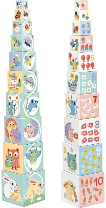 Lavinamieji kubai DJECO BabyBloki