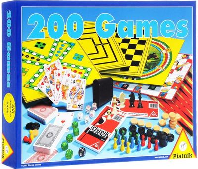 Stalo žaidimų rinkinys PIATNIK 200 GAMES