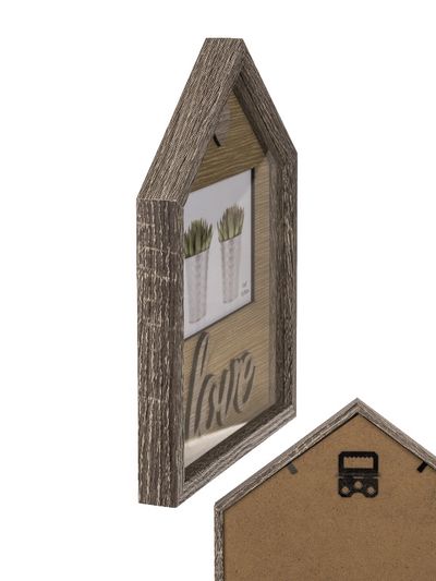 Nuotraukų rėmelis LOVE HOUSE SHAPE, 26x22/10x15 cm