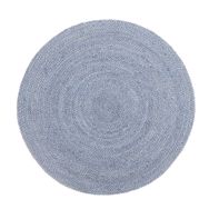 Kilimėlis FANNIK ROUND POUKAMA LIGHT BLUE, 90 cm