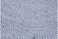 Kilimėlis FANNIK ROUND POUKAMA LIGHT BLUE, 90 cm