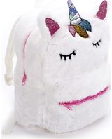 Vaikiška kuprinė TCD UNICORN, kailinė, White