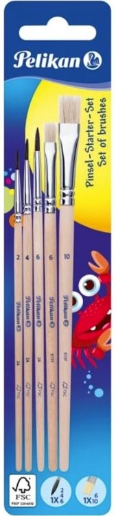 Teptukų rinkinys PELIKAN, 5 vnt.