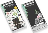 Skrebinimo lipdukų knygutė VINTAGE, 30 lapų