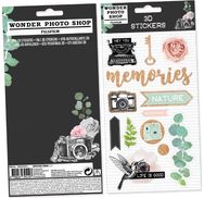 Skrebinimo lipdukai VINTAGE 3D