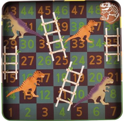 Magnetinis žaidimų rinkinys FLOSS&ROCK DINOZAURAS 4in1