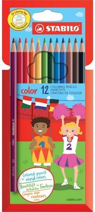 Spalvoti pieštukai Stabilo COLOR, 12 spalvų
