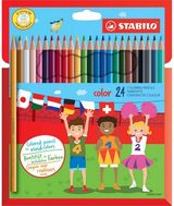 Spalvoti pieštukai Stabilo COLOR, 24 spalvos