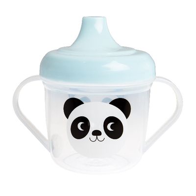 Vaikiškas puodelis su dangteliu MIKO THE PANDA