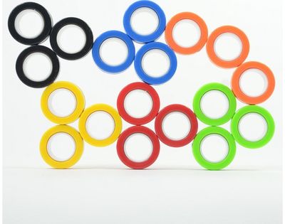Magnetiniai pirštų žiedai 3 vnt., display, CDU24