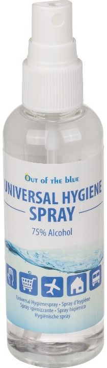 Universalus purškiamas dezinfekcinis skystis HYGIENE SPRAY, 100 ml, 75% alk.