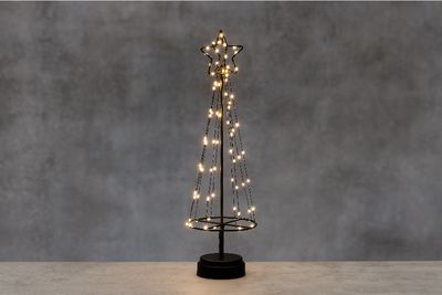 Šviečianti dekoracinė eglutė TREE CONE, 46 cm, 85 LED