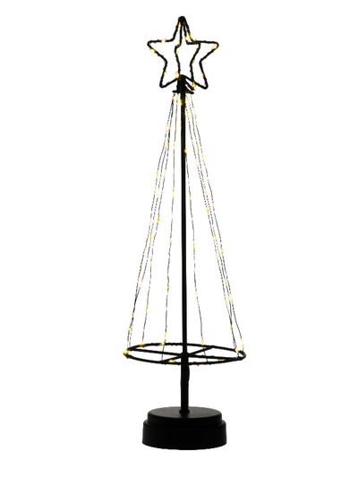 Šviečianti dekoracinė eglutė TREE CONE, 46 cm, 85 LED