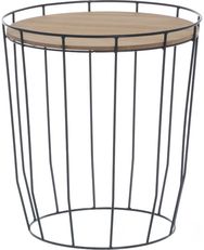 Staliukas-krepšys CLARK BLACK, 45x45x50 cm