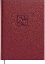 Darbo knyga A5 MEMORY 2026, puslapis dienai bordo