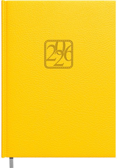 Darbo knyga A5 MEMORY 2026, puslapis dienai geltona