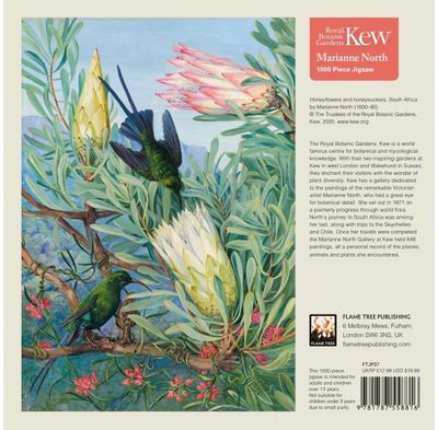 Dėlionė FTP 1000 d. Marianne North HONEYFLOWERS AND HONWYSUCKERS