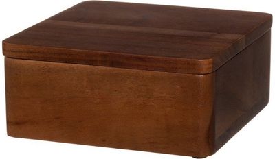 Fanni K medinė dėžutė PILKE, 15x15x7 cm