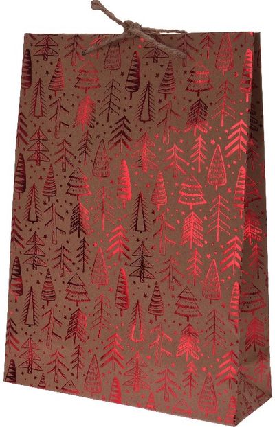 Kalėdinis dovanų maišelis X-MAS TREE ROPE, 25x8x34 cm