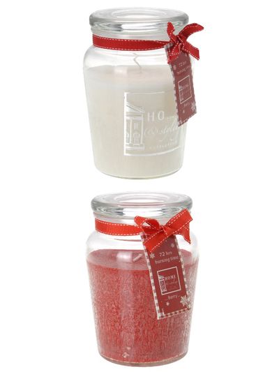 Žvakė stiklainėlyje HOME BERRY, 10x14 cm
