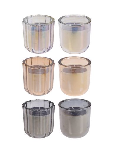 Žvakė CLEAR GLASS POT, 9x9 cm