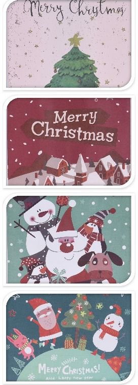 Kalėdinis dovanų maišelis MERRY CHRISTMAS FRIENDS, 15x8x21 cm