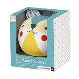 Kūdikio žaislas minkštas kamuoliukas PETIT COLLAGE Organic Soft Chime Ball Bear