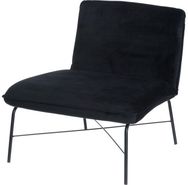 Krėslas WIDE VELVET BLACK