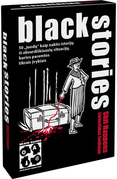 Žaidimas BLACK STORIES SHIT HAPPENS LT