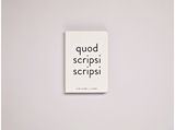 Užrašinė Nuuna QUOD SCRIPSI, SCRIPSI, S, taškeliais