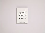 Užrašinė Nuuna QUOD SCRIPSI, SCRIPSI, S, taškeliais