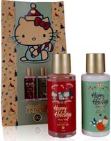 Vonios rinkinys vaikams HELLO KITTY WINTER CHRISTMAS (dušo želė+kūno losjonas)