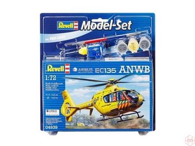 ***Modeliavimo rinkinys REVELL Airbus Helicopters EC135 ANWB dovanų komplektas, Mastelis: 1/72, 64939