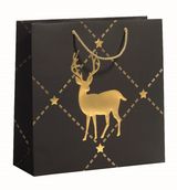 Kalėdinis dovanų maišelis LUXURIOUS DEER MAXI, 33x12x33 cm