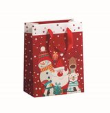 Kalėdinis dovanų maišelis SANTA'S CREW MIDI, 17x9x22 cm
