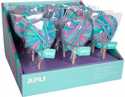 Kanceliarinės gumytės APLI NORDIK LOLLIPOP