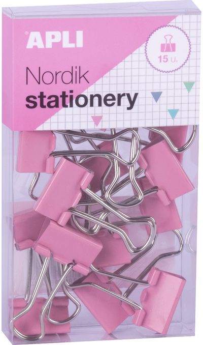 Spaustukai APLI NORDIK, 19 mm, 15 vnt