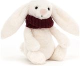 Pliušinis žaislas zuikis BASHFUL Bashful Snug Bunny Berry (mažas)