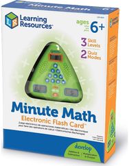 Aritmetinių veiksmų treniruoklis LR MINUTE MATH ELECTRONIC FLASH CARD™