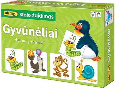 Stalo žaidimas GYVŪNĖLIAI