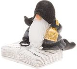 Kalėdinė statulėlė GNOME&BOOK BLACK, 11 cm