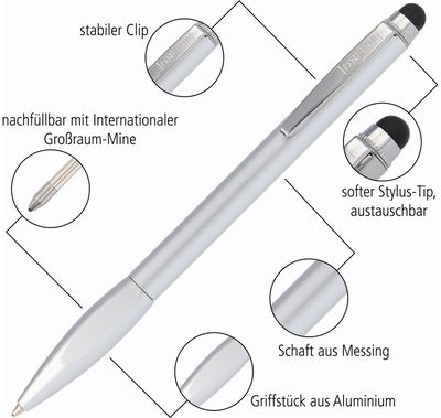 Tušinukas BEST AGER STYLUS, metalinis, Black