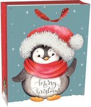Dovanų maišelis CHRISTMAS PENGUIN, L